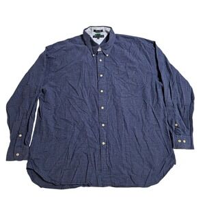 Tommy Hilfiger Button Down Shirt Plaid Checkered Long Sleeve XXL‎